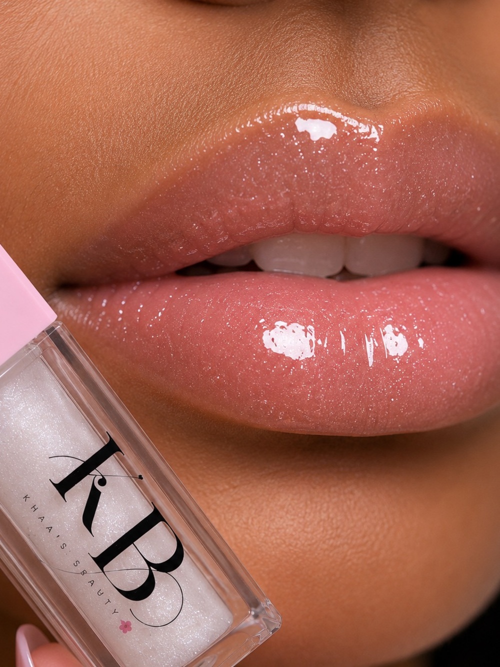 Khaa’s Beauty Handmade High Shine Lip Gloss Moisturizing Non-Sticky Formula